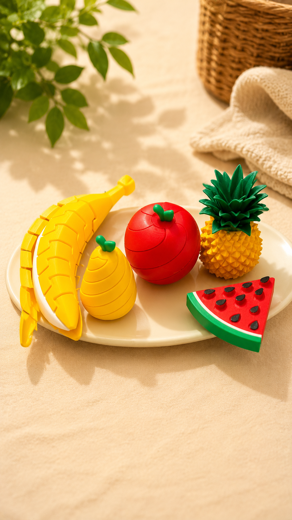 Pretend Fruit Play Food Set