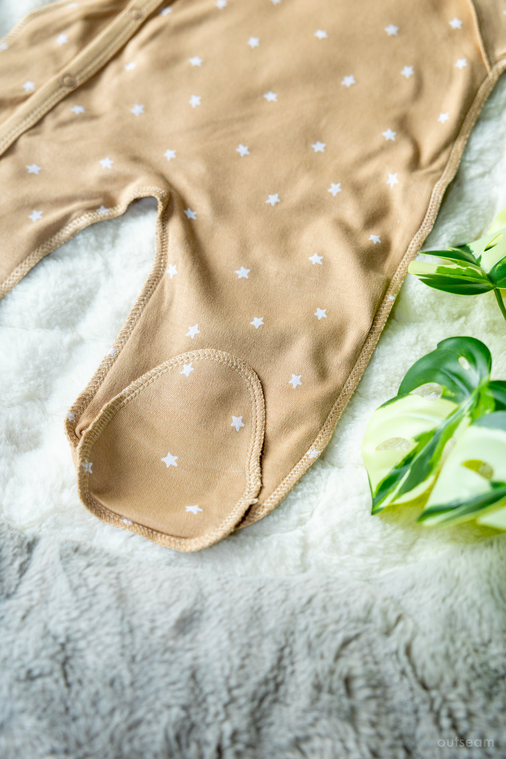 Outseam Sleepsuit Outseam Brown — detail view 4